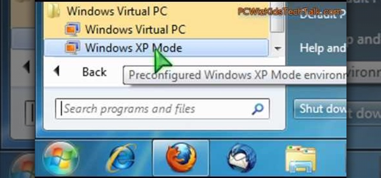 windows virtual pc and windows 8